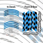 GP01 17 Inch Vinyl Decal Rim Wheel Sticker Aqua For ZX6R Ninja 636 600 19-21 22. Fixed Price $32.37.