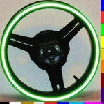 Reflective Lime Green Rim Stripes Wheel Decal Tape Kawasaki Ninja ZX6R ZX7R ZX9R. Fixed Price $19.99.