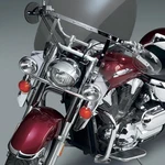 National Cycle 15 In. Chrome Switchblade Windshield Lowers - N76607. Fixed Price $188.96.