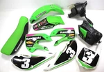2017 Kawasaki KX65 Plastic Fenders With Fuel Tank Airbox And Seat (set). Fixed Price $337.46.