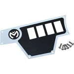 Moose Rzr Dash Plate - White, Left Side / Large 4 Switch. Fixed Price $44.45.