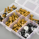 158PCS Motorbike Gold Fastener Clip Screw Kit Windscreen Fairing Bolt Universal#. Fixed Price $19.60.