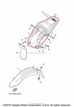 New Oem Yamaha Rear Fender Blue. Fixed Price $109.95.