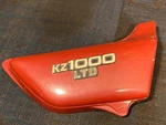 77-80 Kawasaki Ltd KZ1000B Right Side Cover Body Panel W/ Badge. Fixed Price $245.99.