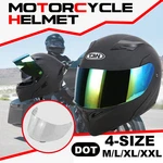 Dot Modular Motorcycle Helmet Full Face Dual Visor Flip Up W/ Shield. Fixed Price $64.95.