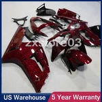 Red Forged Carbon Fiber Fairing Body Kit Kawasaki Ninja ZX6R 2003-2004 Usa. Fixed Price $599.00.