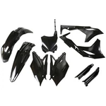 Ufo Plastic Kit Set Full Complete Black Kawasaki KX250F 2018-2020. Fixed Price $129.99.