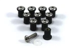 Ducati 69920721A Screw & Kit Bolts Stainless Steel + Rubber Well Nuts M4 X10. Fixed Price $29.75.