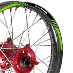 For Kawasaki Kxf 250 06-19 18 Wheel Stickers Rim 21" 19" Dirt Bike P03B Green. Fixed Price $28.75.