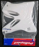 New Polisport Yamaha YZ125/YZ250 2002-2014 White Radiator Scoops 8426000001. Fixed Price $37.49.