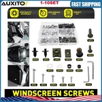 Motorcycle Complete Fairing Bolts Kit Bodywork Screws Nuts Silver M5 M6 1-5SET. Fixed Price $236.73.