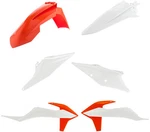 Acerbis White/orange Complete Plastic Body Kit (2726506345). Fixed Price $134.45.