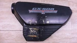 1979-81 Honda CX500D Deluxe Left Side Cover Panel #83600-415-0000 Black PL226+. Fixed Price $61.95.