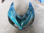2005 2006 Kawasaki ZX636 ZX6R Upper Cowling Nose Fairing 55028-0027-777. Fixed Price $175.00.