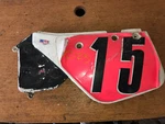 86-90 Yamaha YZ-490 YZ-250, YZ-125 Left Side Panel Oem, 1LX-21711-01-98. Fixed Price $75.00.