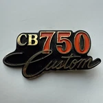 Honda CB750 Custom Side Cover Badge Emblem Original Light Paint Wear Rare. Fixed Price $45.20.