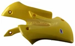 Polisport Radiator Shrouds Scoops Pair Yellow Suzuki RM65 DRZ110 2003-2005. Fixed Price $55.04.