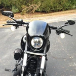 Front Headlight Cover Fairing Cowl Mask For Harley Sportster XR1200 Dyna Fx/xl. Fixed Price $42.95.