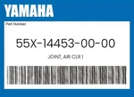 Yamaha Genuine Joint, Air Clr 55X-14453-00-00. Fixed Price $30.25.