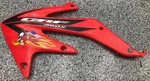 Honda CR450X Radiator Panel L/h 05-07 Used Oem Item P/n 19072-MEY-670ZA. Fixed Price $50.00.