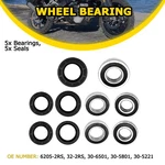 For Suzuki SV1000S GSXR750 GSXR600 GSXR1000 6205-2RS Wheel Bearings Seals Set. Fixed Price $27.54.