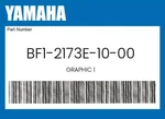 Yamaha Genuine Graphic BF1-2173E-10-00. Fixed Price $39.66.