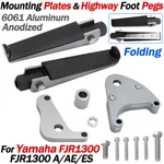 For Yamaha FJR1300A FJR1300ES Ae Folding Highway Pegs W/ Mounting Plates. Fixed Price $35.99.