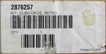 Kit - Cush Drive, Retro Part Number 2876257 For Polaris. Fixed Price $274.99.