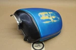 Vtg Oem Honda 1978 CB400T Hawk Blue Left Side Cover 83700-413-000 Za. Fixed Price $38.49.