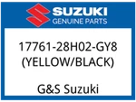 Suzuki Oem Part 17761-28H02-GY8 Cover, Radiator, Rh (yellow/black). Fixed Price $98.70.