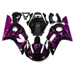 Abs Fairings Kit For Yamaha YZF600 R6 1998 1999 2002 Body Purple Black. Fixed Price $380.95.