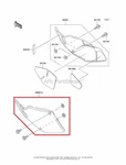 New Oem Kawasaki Left Side Cover Panel White. Fixed Price $149.95.