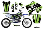 Dirt Bike Graphic Kit Decal Sticker For Yamaha YZ125 YZ250 96-01 Attack Grn. Fixed Price $169.95.