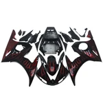 Fairing Kit For 2003-2005 Yamaha Yzf / 2006-2009 R6S Black Red Flame Bodywork. Fixed Price $384.95.