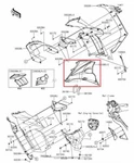 New Oem Kawasaki Ninja 1000 Lower Right Cowling Cover Black. Fixed Price $269.95.