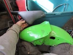 2001 Kawasaki ZX6R ZX600 J Front Fender. Fixed Price $40.00.