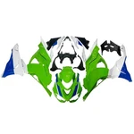Green White Blue Fairings For Kawasaki ZX-6R 2024 2025 ZX6R Kit. Fixed Price $496.95.