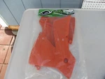 Ufo Motorcycle Radiator Shrouds Ktm Original Orange KT03065127 Piece Set Nip. Fixed Price $41.99.
