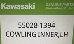 Kawasaki Oem Part 55028-1394 Cowling,inner,lh. Fixed Price $74.33.