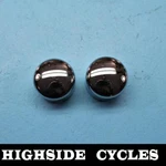 1417 04 Harley-davidson Dyna Chrome Front Axle Cover Kit Bolt Nut Fork Caps. Fixed Price $10.00.