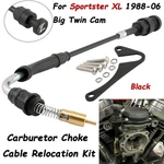 Carb Choke Cable Relocation For Harley CV40 Sportster XL883 XL1200. Fixed Price $24.99.
