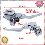 Fit Harley Softail Deluxe Fat Boy Chrome Brake Clutch Lever Pump Master Cylinder. Fixed Price $279.99.