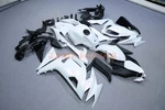 Pearl White Fairing Kit W/tank Cover For 2020-2026 Kawasaki Ninja EX650 Abs. Fixed Price $425.99.
