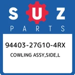 94403-27G10-4RX Suzuki Cowling Assy,side,l 9440327G104RX, New Genuine Oem Part. Fixed Price $383.40.