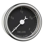 Glowshift Classic Fuel Gauge Kit For Gas 10 Ohm Levels, Black Vintage Dial. Fixed Price $69.99.