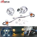 Motorcycle Driving Passing Turn Signals Spot Light Bar For Harley Honda Chopper. Fixed Price $44.95.