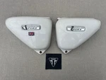 Triumph Thunderbird 900 Sport MK2 Side Panels T2301272-NF/T2301274-NF Opal White. Fixed Price $251.01.