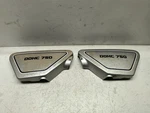 1976 Yamaha Triple Oem Side Set Pair Crystal Silver. Fixed Price $74.99.