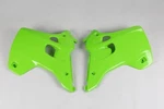 Ufo Green Radiator Covers Shrouds Fits Vintage Kawasaki KX125/250 92-93. Fixed Price $79.95.