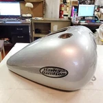 Harley 2008-2010 Heritage Softail Flstf Fatb Fxst Brilliant Silver Gas Tank. Fixed Price $359.99.